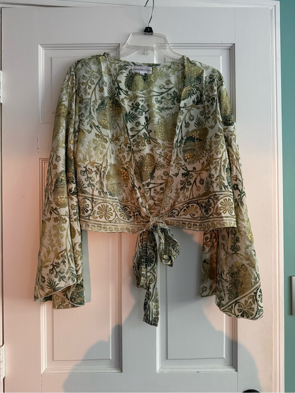 Karma Nepal Crafts Wrap Top
